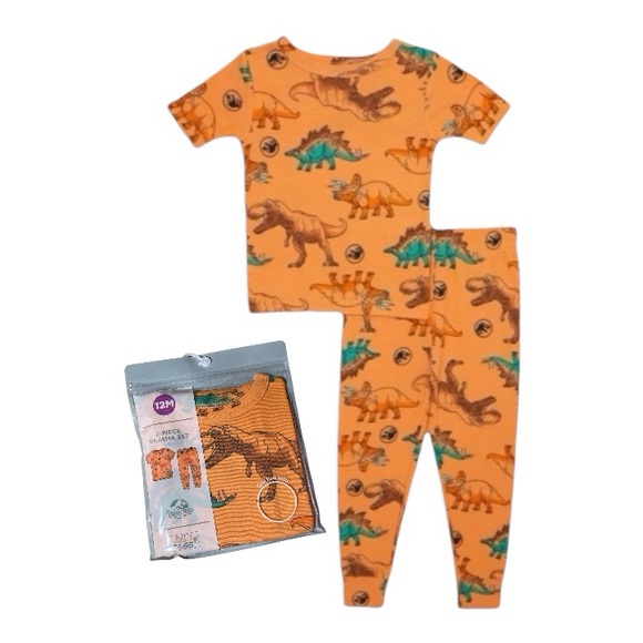 Jurassic Park Dinosaur Print Pajamas - Picture 1 of 8